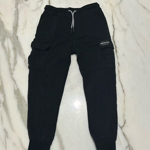 H&M boys, cargo sweatpants with drawstring waist
